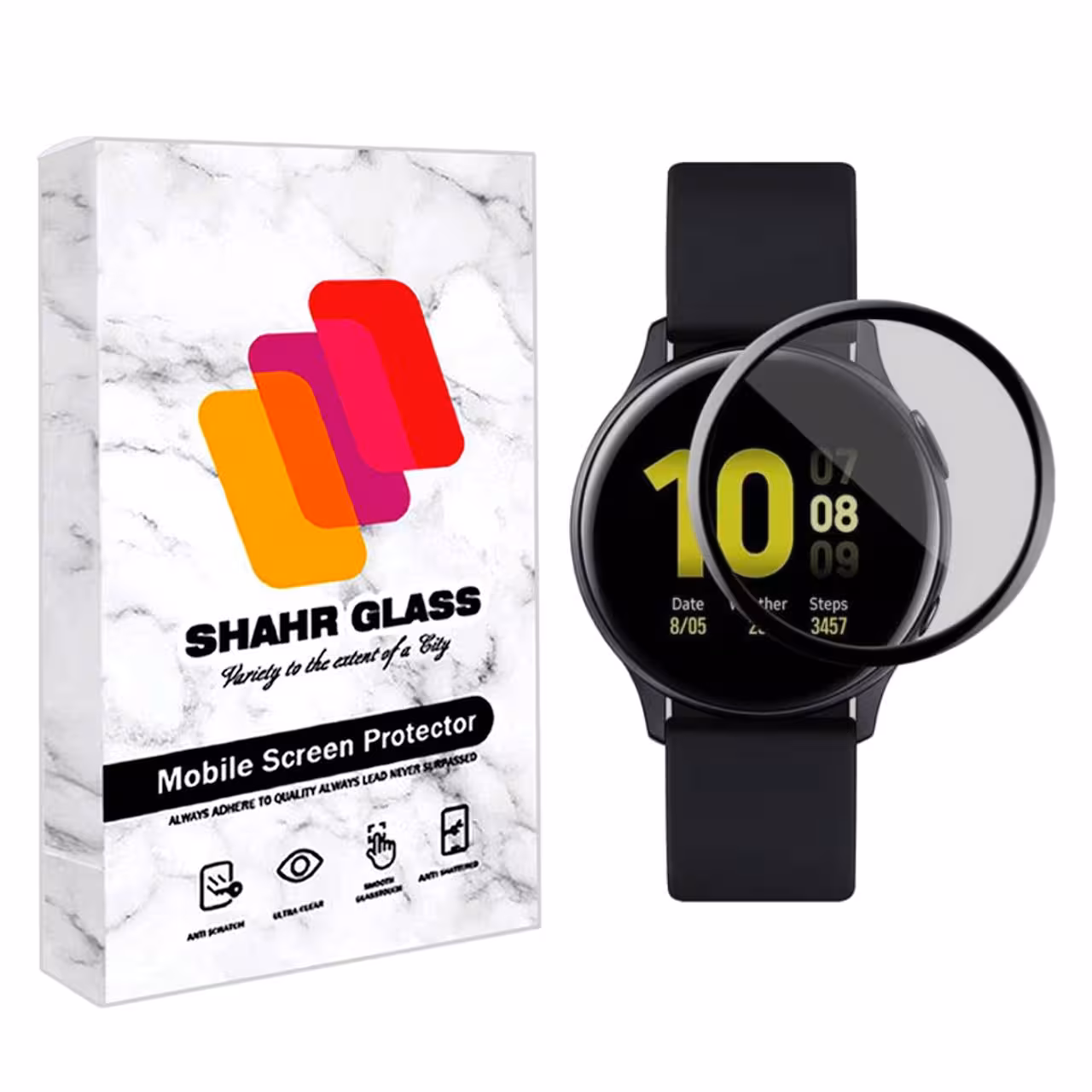 محافظ صفحه نمایش نانو شهر گلس مدل PMSR مناسب برای ساعت هوشمند سامسونگ Galaxy Active 2 44mm