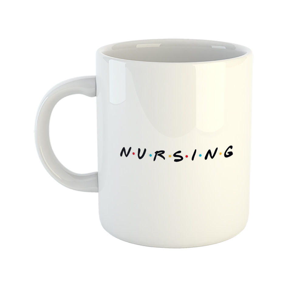 ماگ طرح نوشته فرندز مدل پرستار