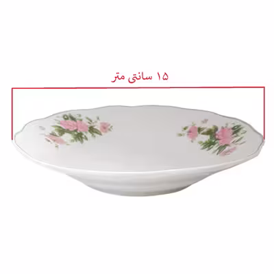 پیاله طرح گل مدل Mhr-330 مجموعه 6 عددی