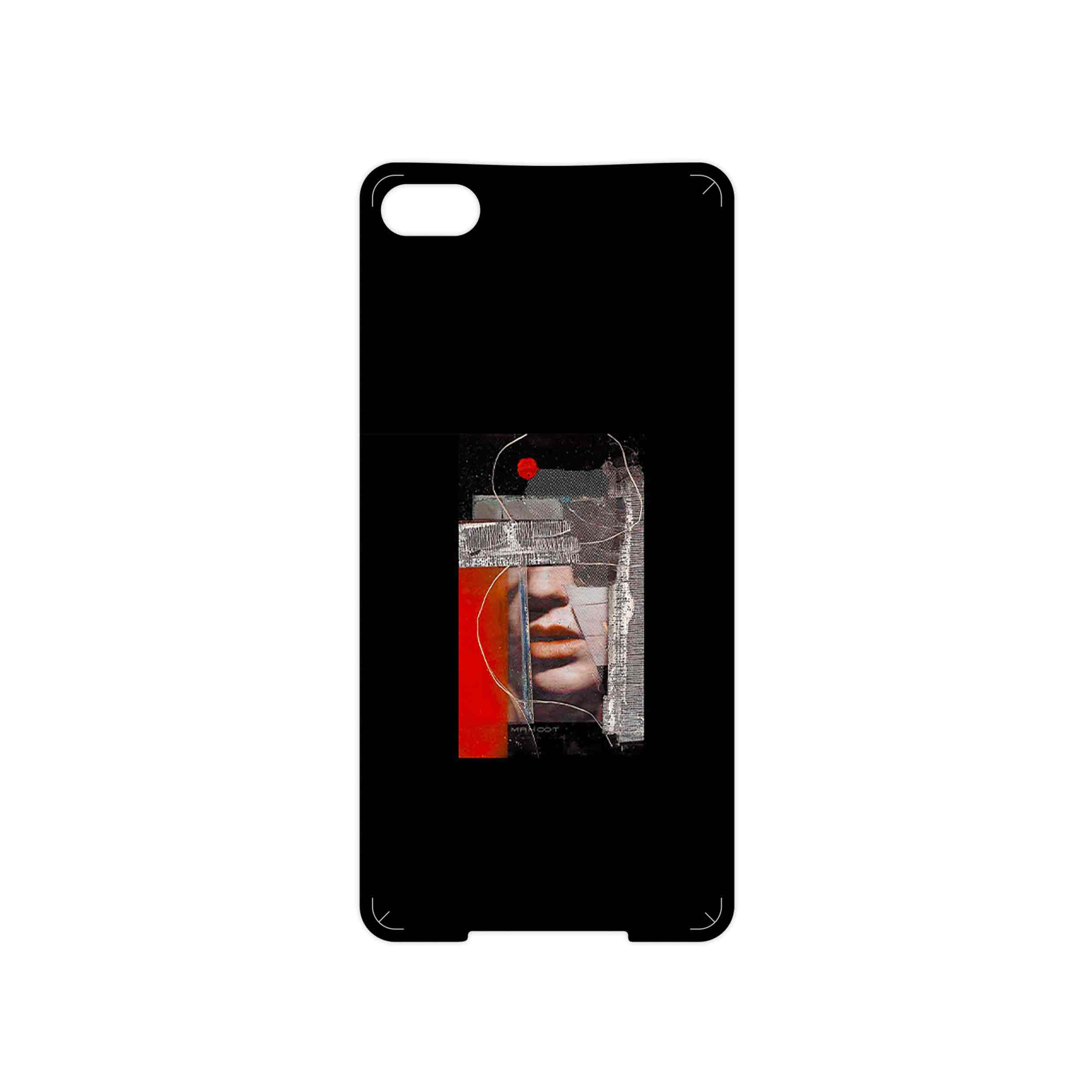 برچسب پوششی ماهوت مدل Collage of Mouth مناسب برای گوشی موبایل بلک بری Z30