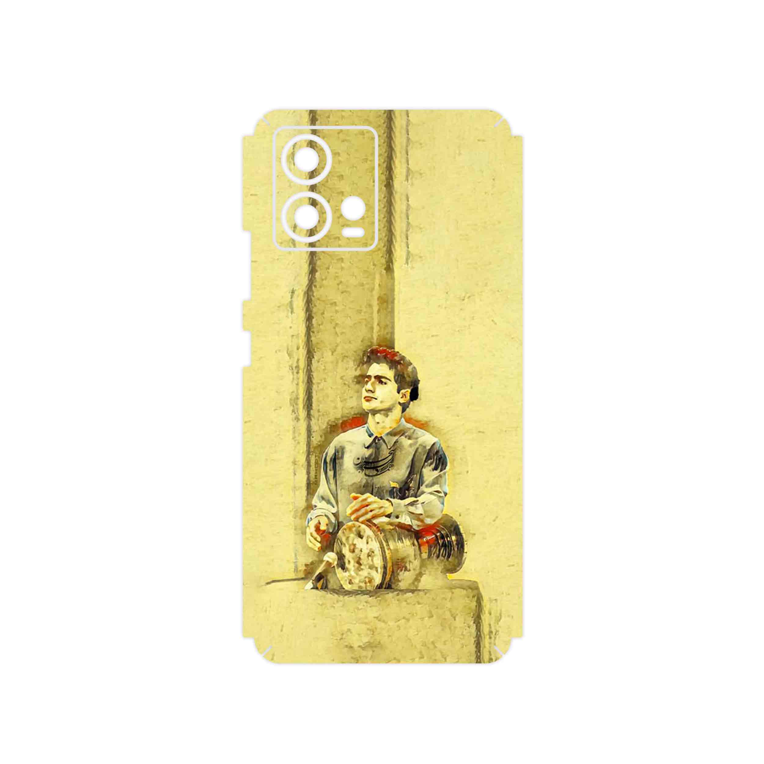 برچسب پوششی ماهوت مدل Homayoun Shajarian مناسب برای گوشی موبایل موتورولا Edge 30 Fusion