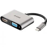 مبدل USB-C به VGA/HDMI دی-لینک مدل DUB-V210