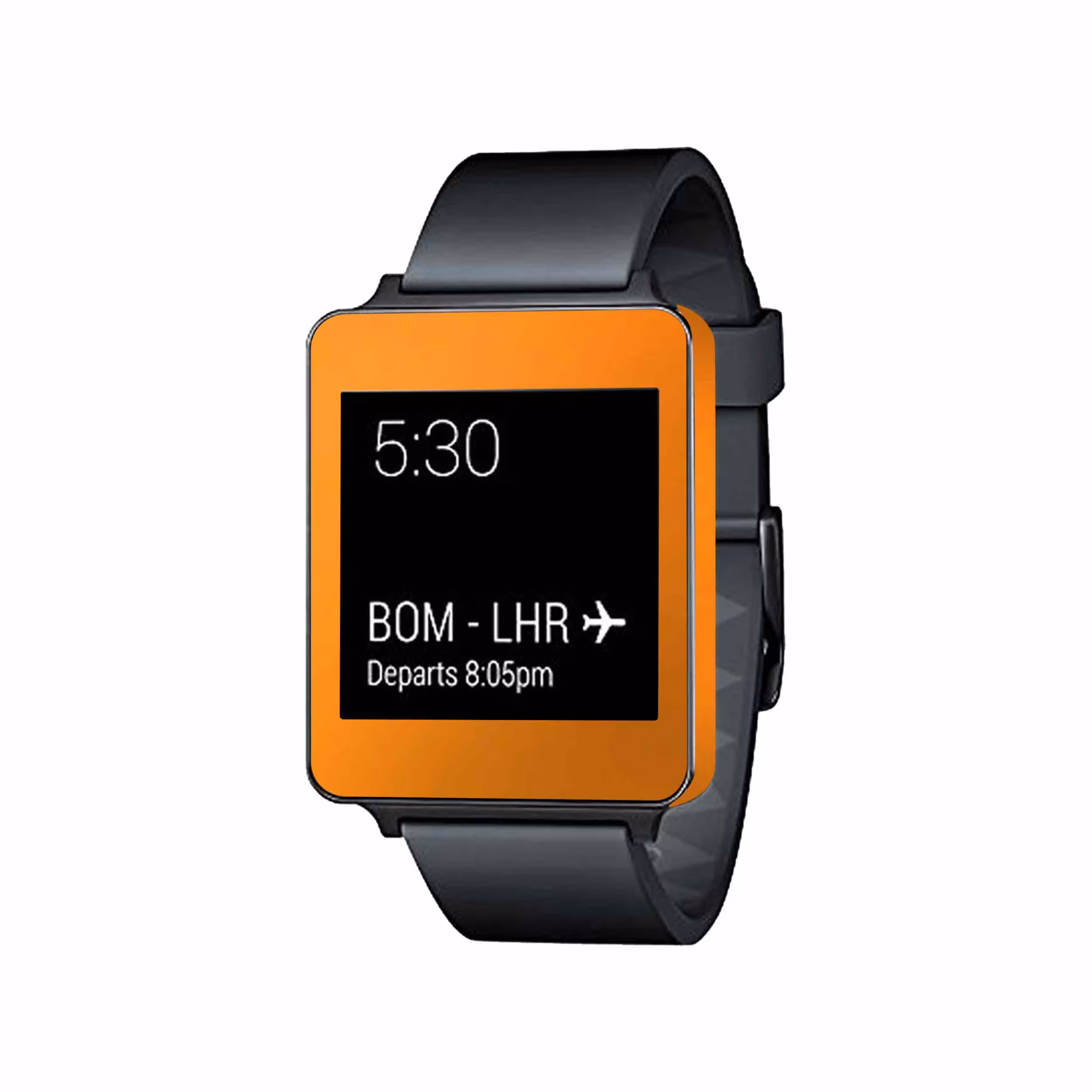 برچسب ماهوت طرح Matte Orange مناسب برای ساعت هوشمند ال جی G Watch