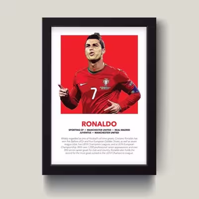 تابلو مدل رونالدو Ronaldo کد G14-13