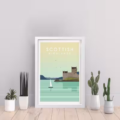 تابلو مدل Scottish کدm2624-w