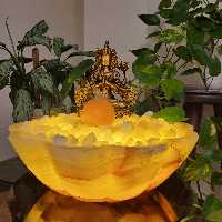 آبنما سنگ مرمر رومیزی بزرگ با طرح خاص 