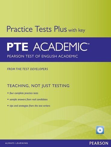 PTE Academic Practice Tests Plus CD کتاب پی تی ای اکادمیک پرکتیس تست پلاس