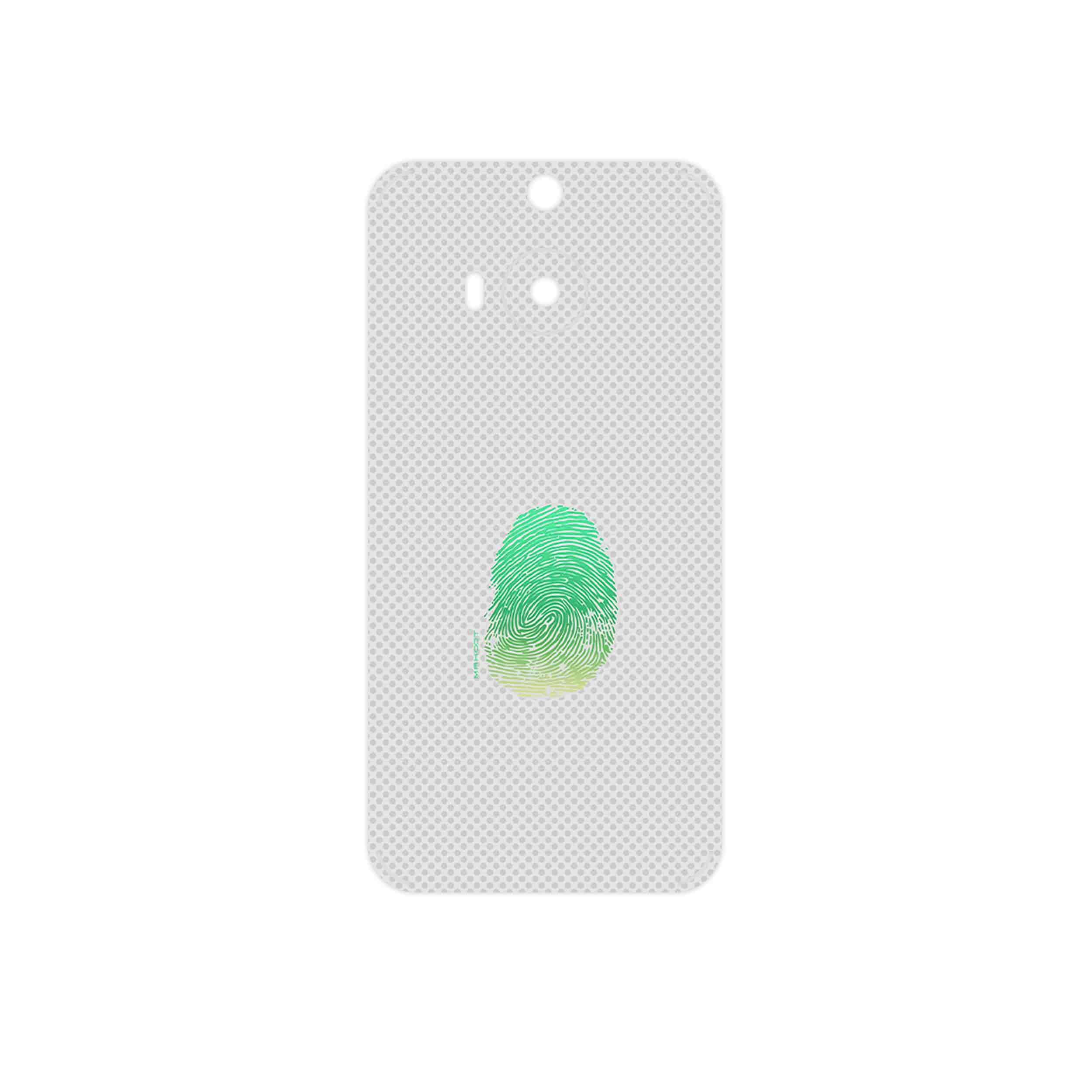 برچسب پوششی ماهوت مدل Minimal Fingerprint مناسب برای گوشی موبایل اچ تی سی One M9 Plus