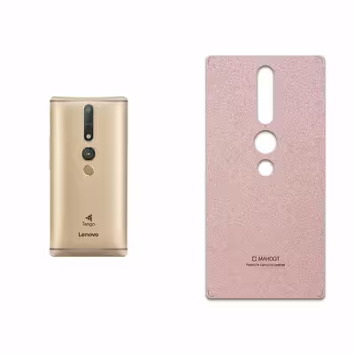 برچسب پوششی ماهوت مدل Rose Gold Leather مناسب برای گوشی موبایل لنوو Phab2 Pro