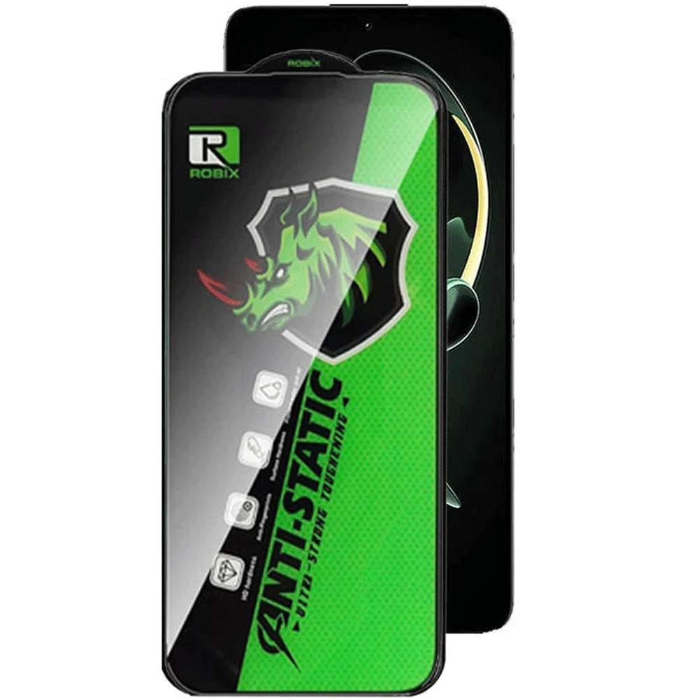 گلس تمام چسب سه بعدی موبایل سامسونگ Galaxy S23 FE و A54 روبیکس