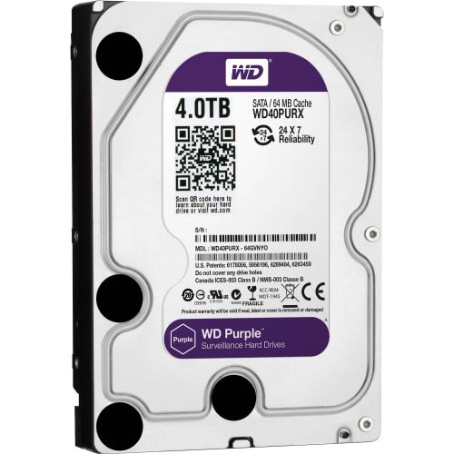 هارددیسک اینترنال وسترن دیجیتال ظرفیت 4 ترابایت مدل Purple WD-A - خانه وب قم - براکالا