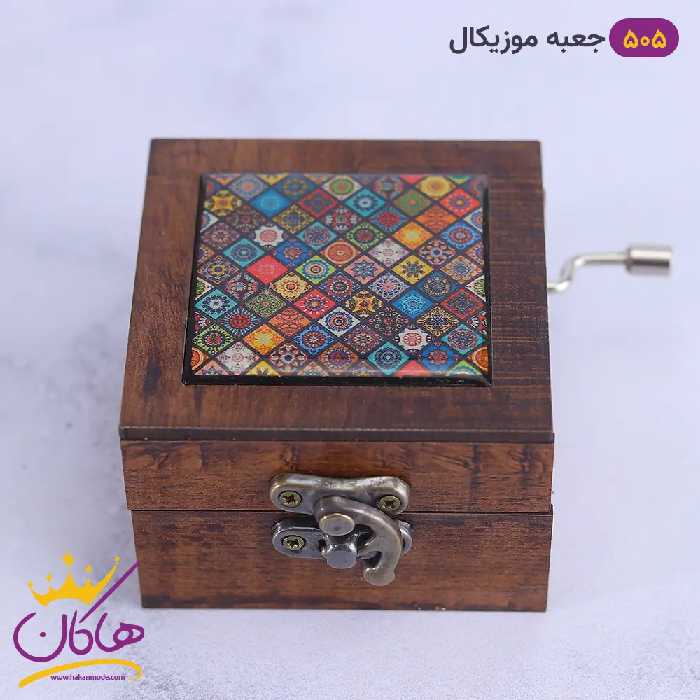 جعبه موزیکال طرح کاشی | کد 505/7
