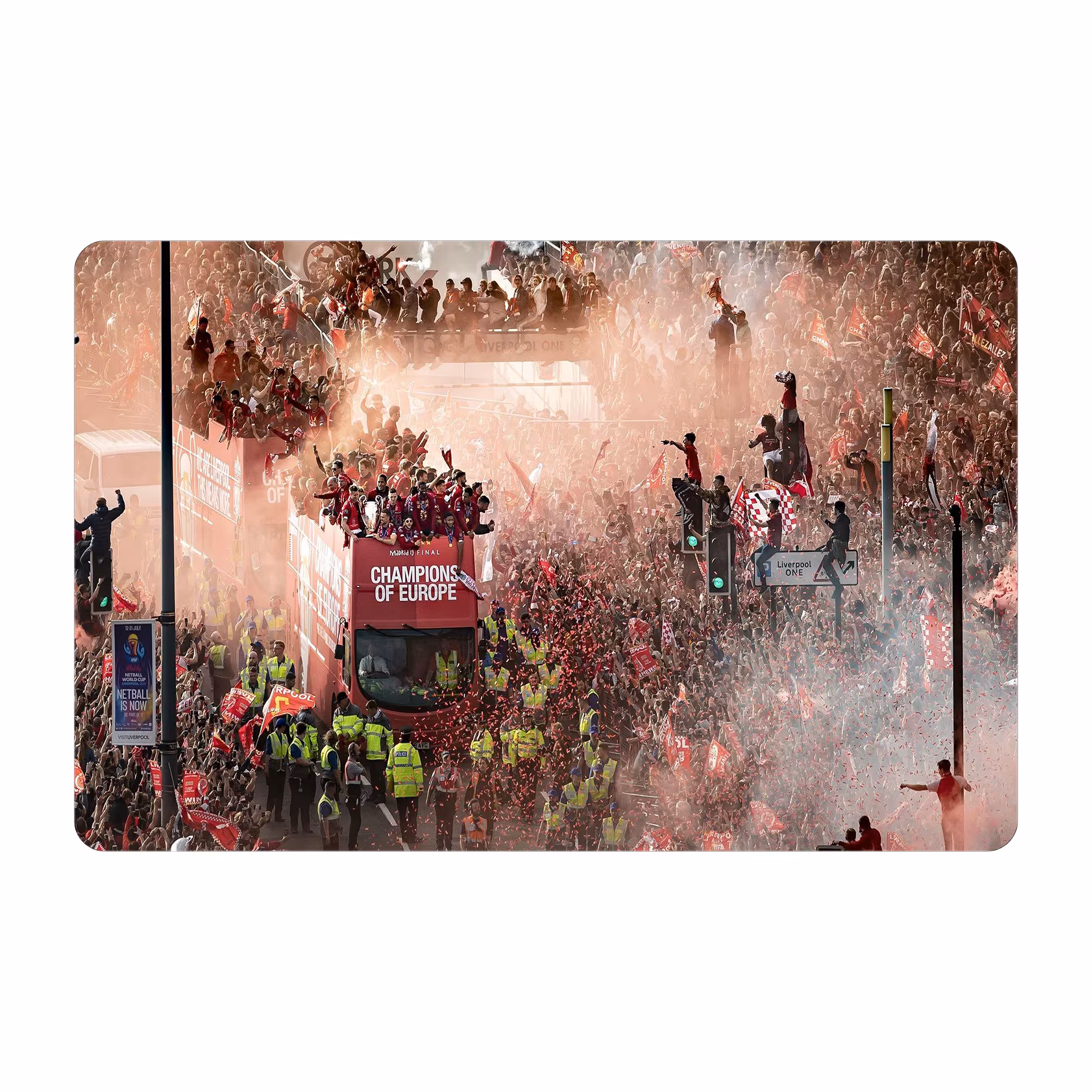 ماوس پد طرح liverpool مدل mpb289