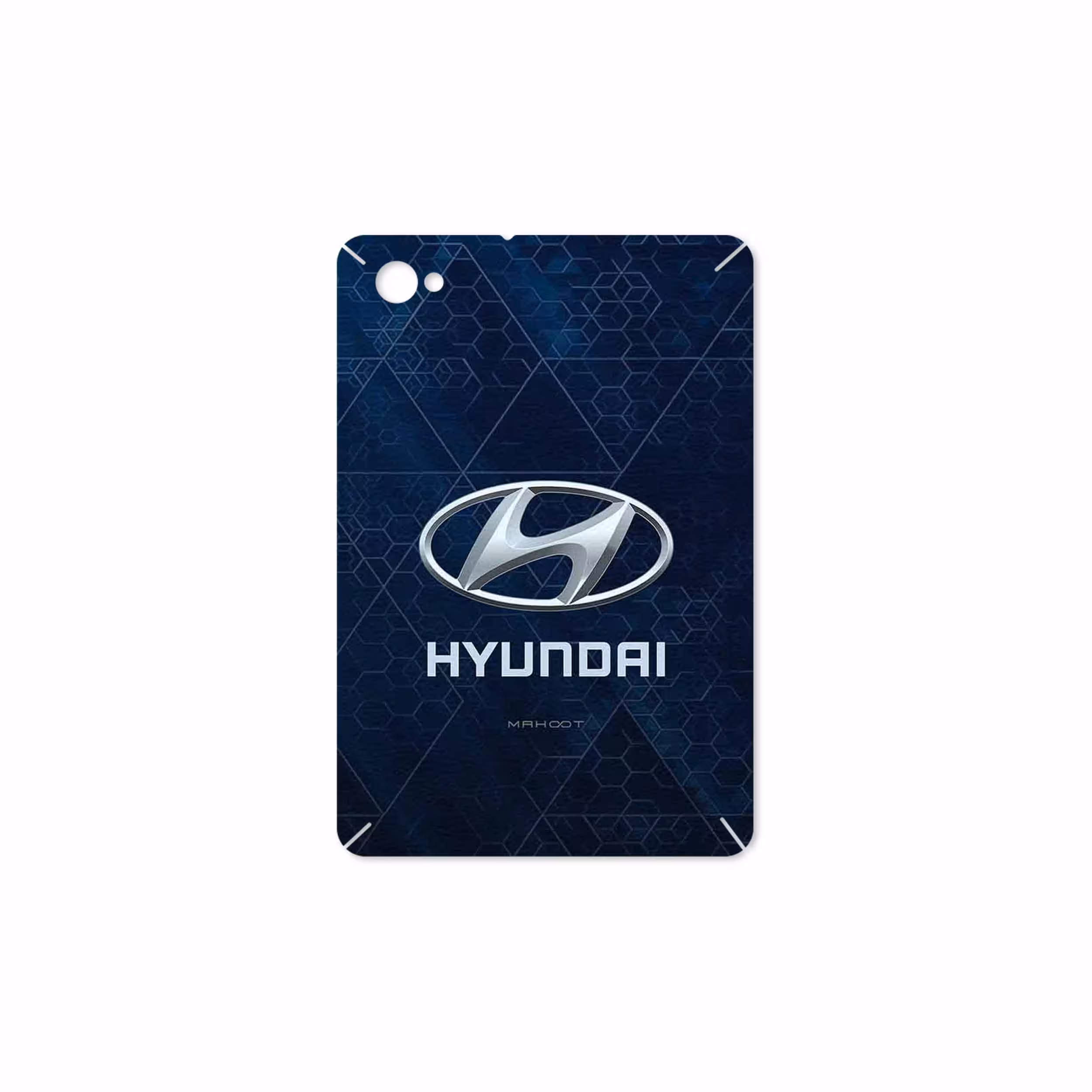 برچسب پوششی ماهوت مدل Hyundai-Logo مناسب برای تبلت سامسونگ Galaxy Tab 7.7 2011 P6800