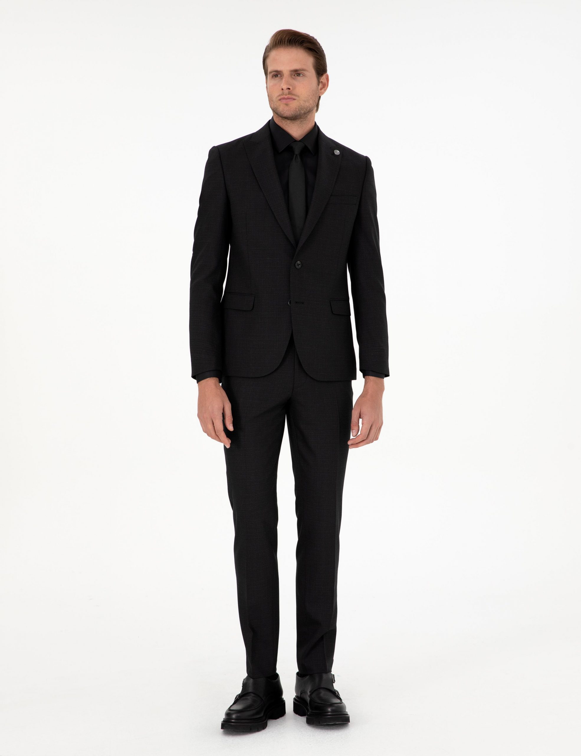 کت و شلوار مردانه مشکی پیرکاردین - فروشگاه لباس شهرمون