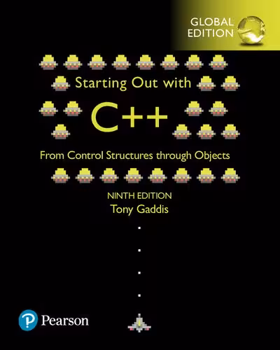 خرید و دانلود نسخه کامل کتاب Starting Out with C   - From Control Structures through Objects