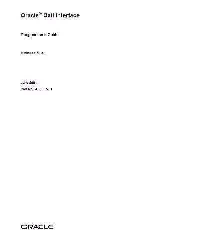 خرید و دانلود نسخه کامل کتاب Oracle Call Interface. Programmer's Guide