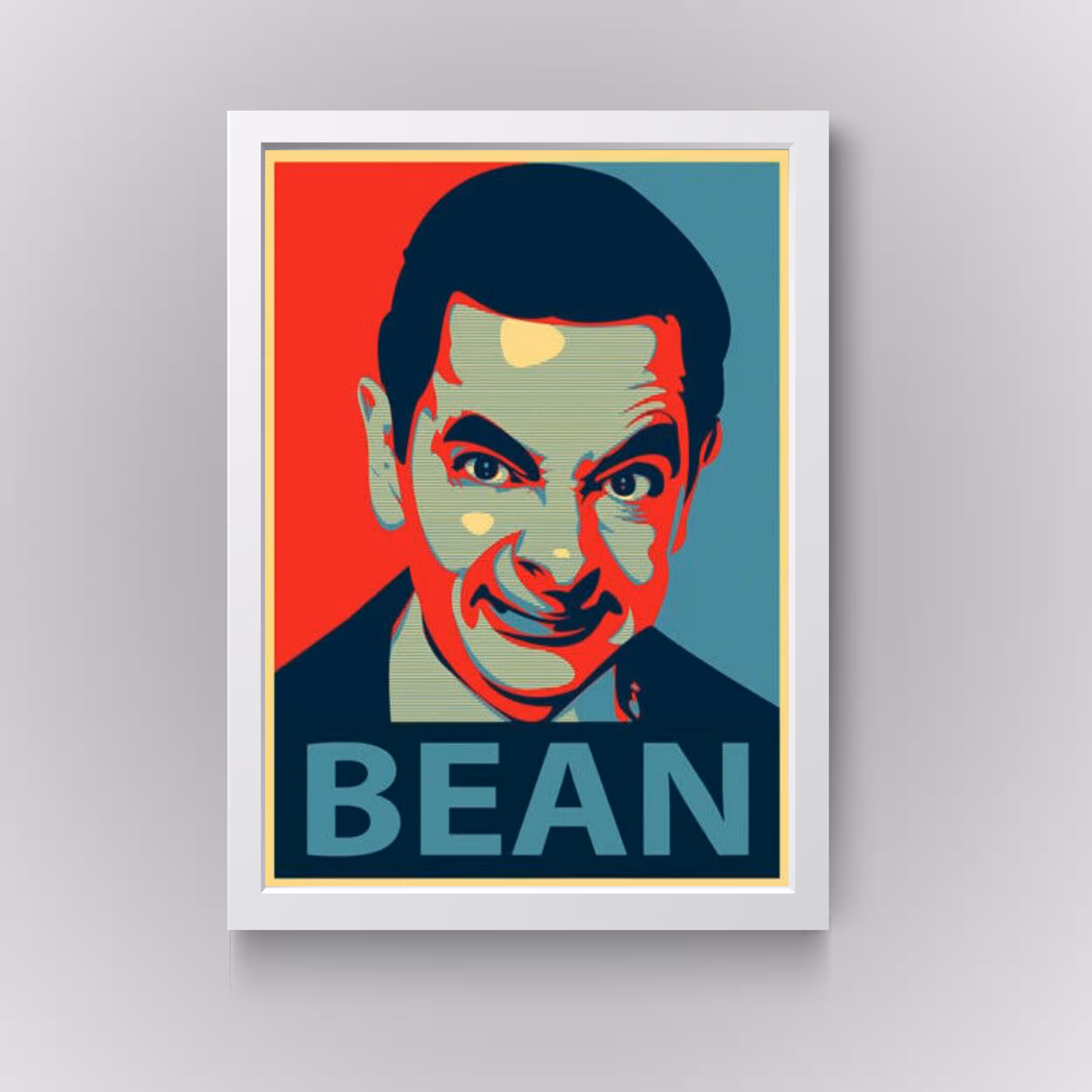 تابلو مدل دکوراتیو مستربین mr bean کدN243