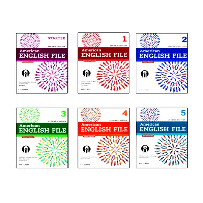 کتاب American English File اثر جمعی از نویسندگان انتشارات الوندپویان 6 جلدی