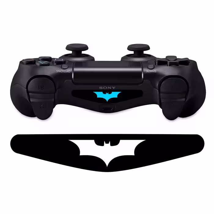برچسب لایت بار دسته پلی استیشن 4 ونسونی طرح Batman Logo