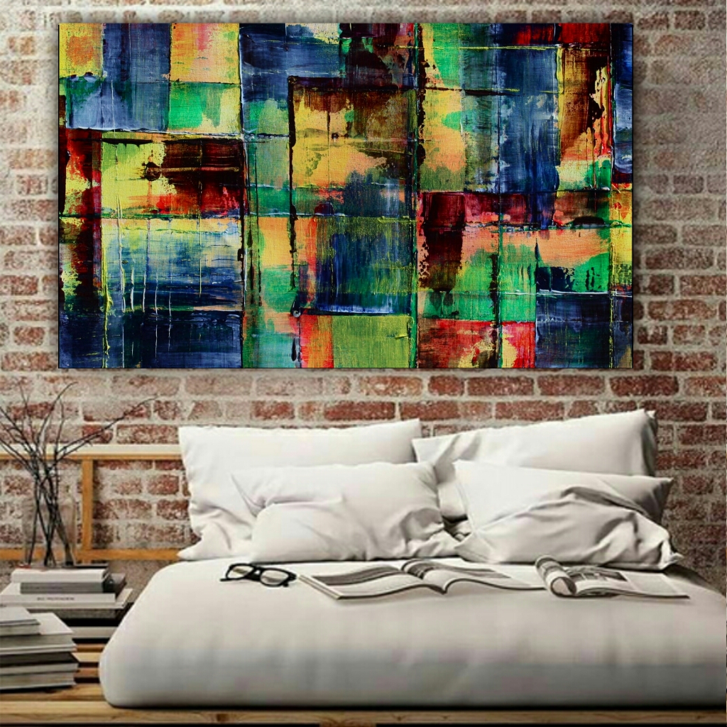 تابلو بوم مدل نگاره رنگ ها کد AR8850