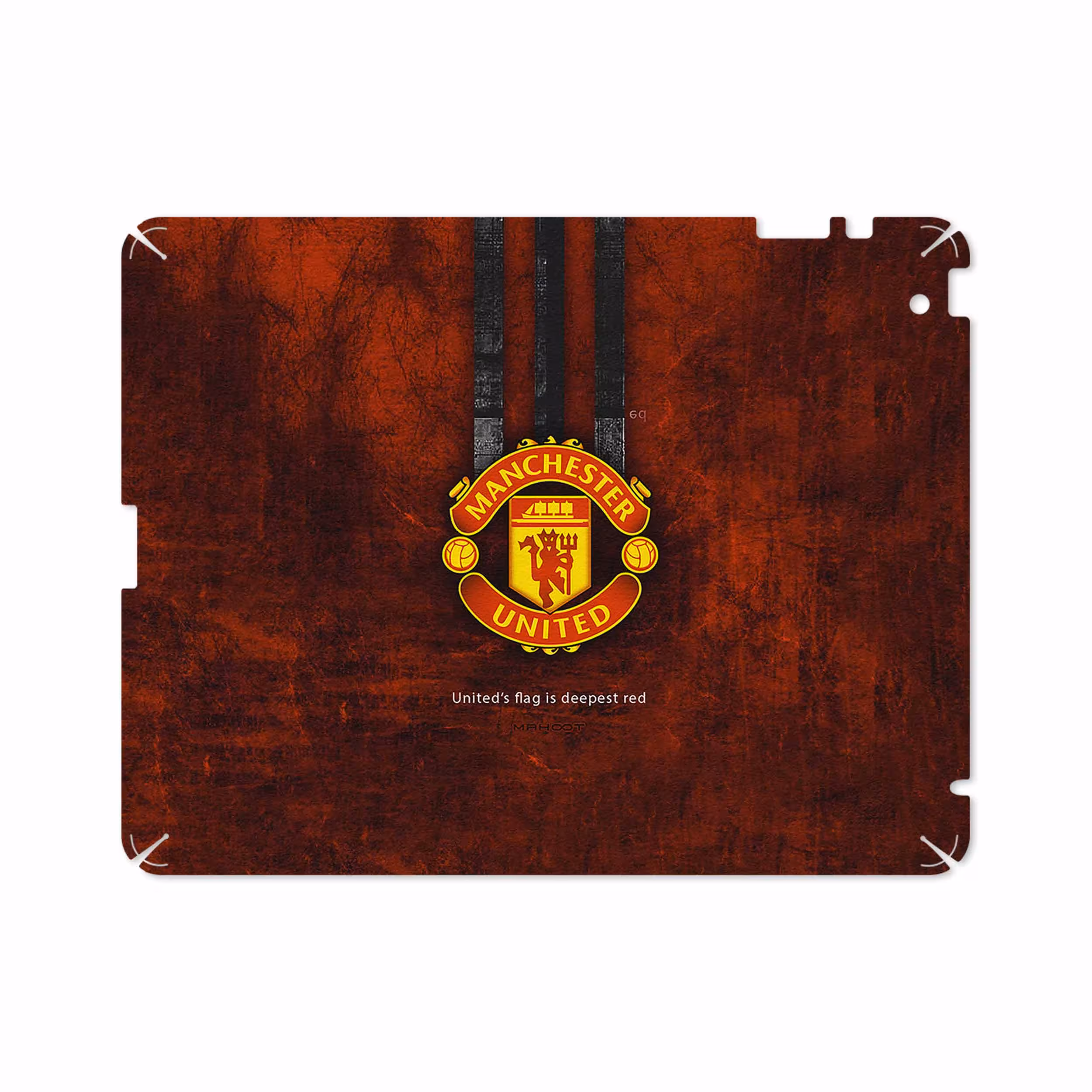 برچسب پوششی ماهوت مدل Manchester-United مناسب برای تبلت اپل iPad 2 2011 A1396