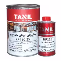 رنگ مشکی نیمه مات پلی اورتان تانیل(KP490.25) با هاردنر