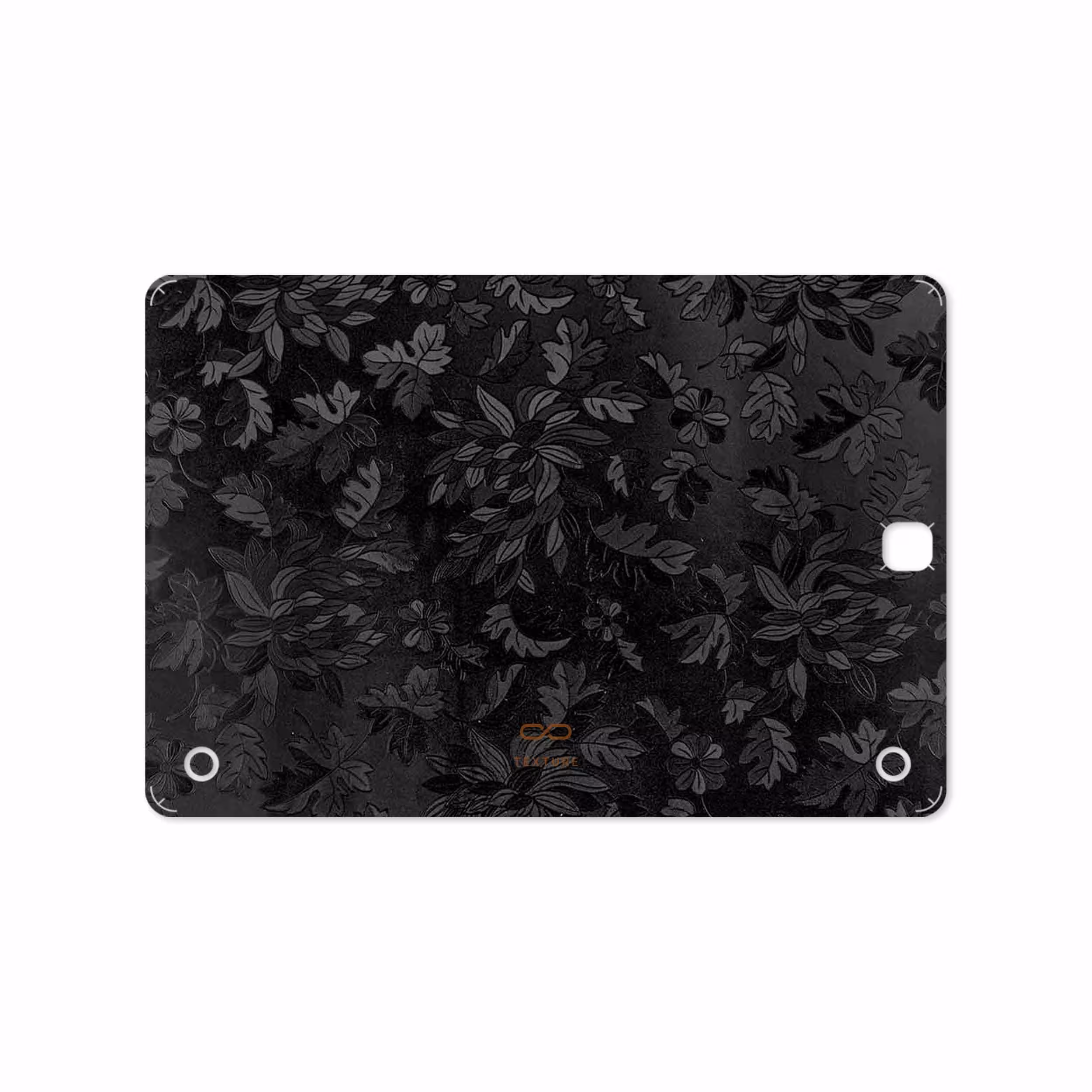 برچسب پوششی ماهوت مدل Black-Wildflower مناسب برای تبلت سامسونگ Galaxy Tab A 9.7 2015 T555
