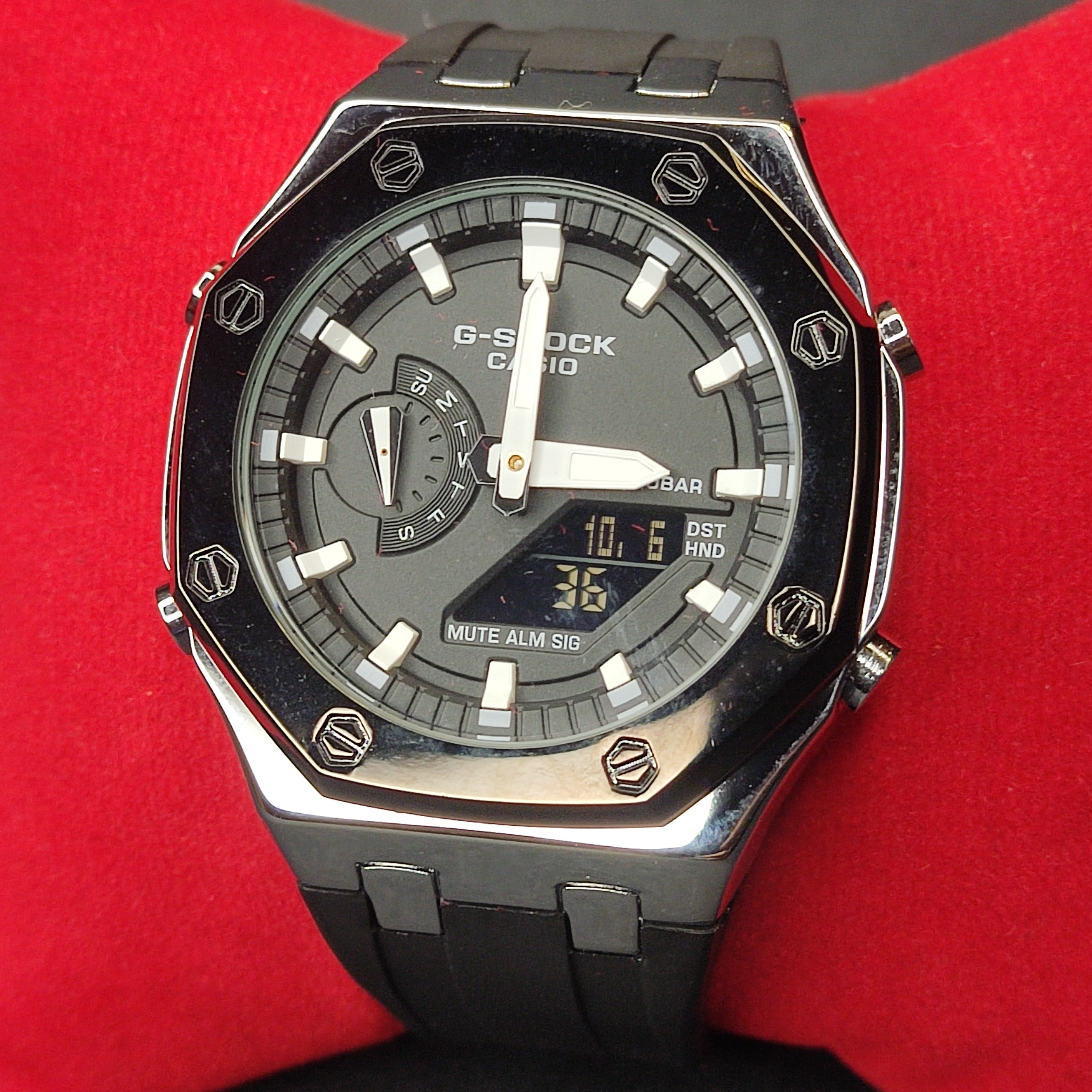 ساعت جی شاک اصل بند مشکی 