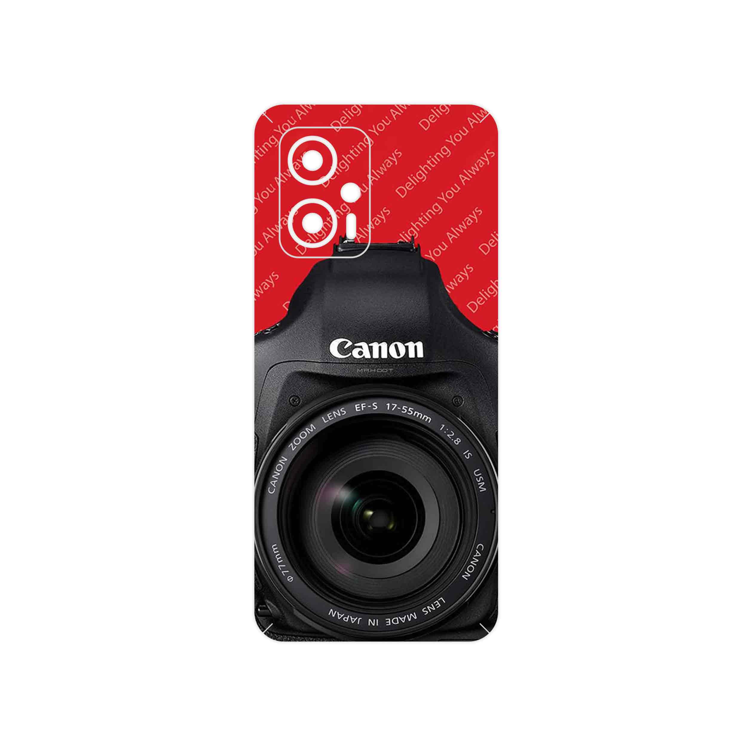 برچسب پوششی ماهوت مدل Canon_Logo مناسب برای گوشی موبایل شیائومی Poco X4 GT