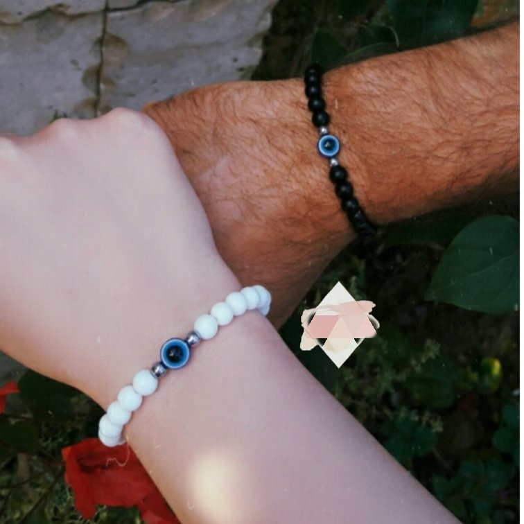 دستبند چشم نظر مجموعه 2 عددی