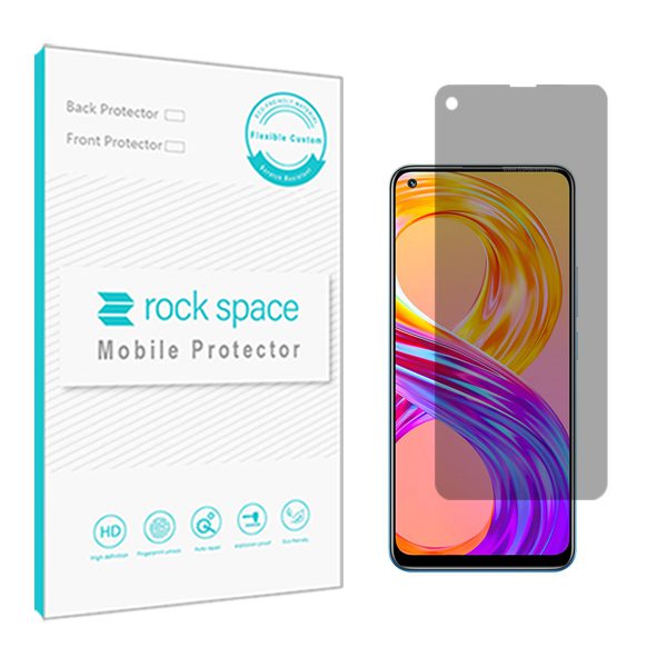 گلس ریلمی 8 Pro مدل نانو هیدروژل پرایوسی برند راک اسپیس کد S