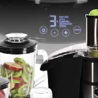 آبمیوه گیری 4 کاره دیجیتال استیل مشکی