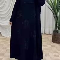 پیراهن مهمانی زنانه نخی مدل پیراهن نخی وارداتی و نگین پرسی LV
