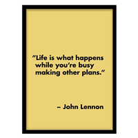 قیمت و خرید تابلو دکوراتیو مدل تایپوگرافی مینیمال کد 1858