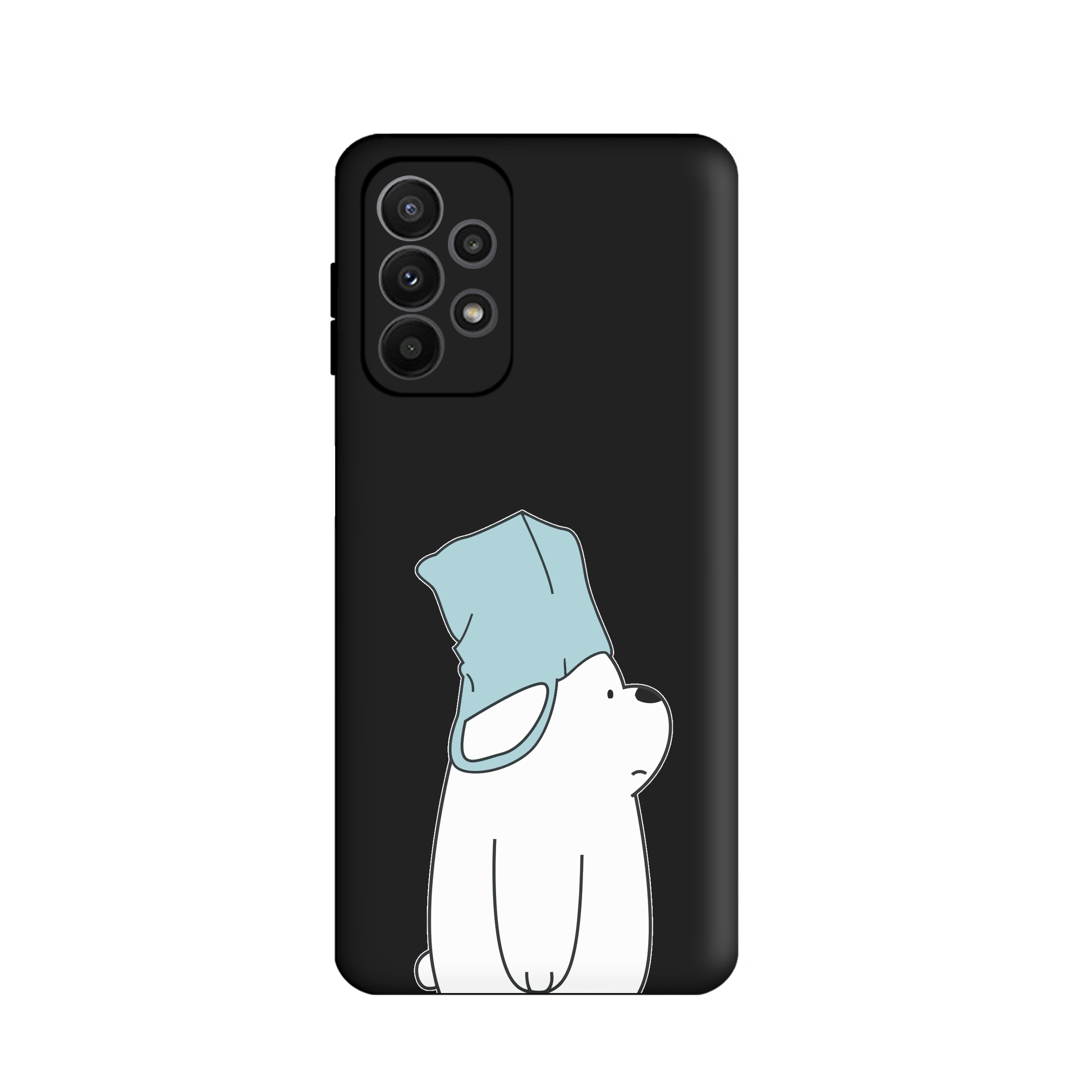 کاور طرح خرس کله فندقی کد s274 مناسب برای گوشی موبایل سامسونگ Galaxy  A53 