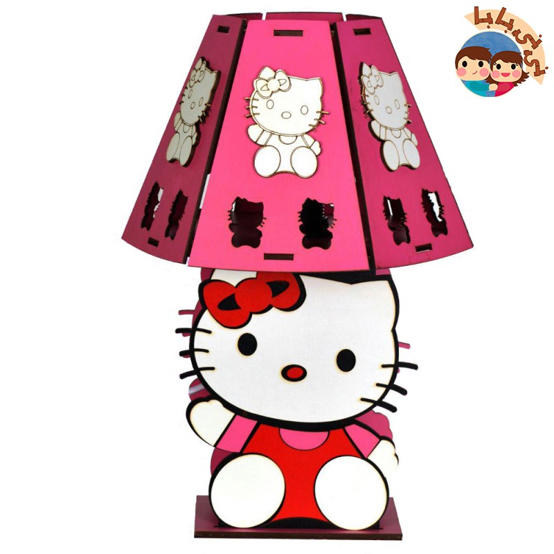 آباژور اتاق کودک طرح کیتی پلاس