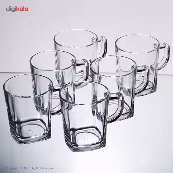لیوان پاشاباغچه مدل کار کد 55223 بسته 6 عددی