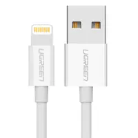 کابل تبدیل USB به لایتنینگ یوگرین مدل US155 طول 2 متر