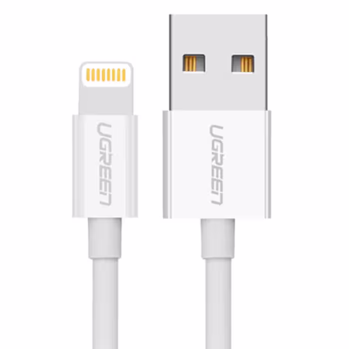 کابل تبدیل USB به لایتنینگ یوگرین مدل US155 طول 2 متر