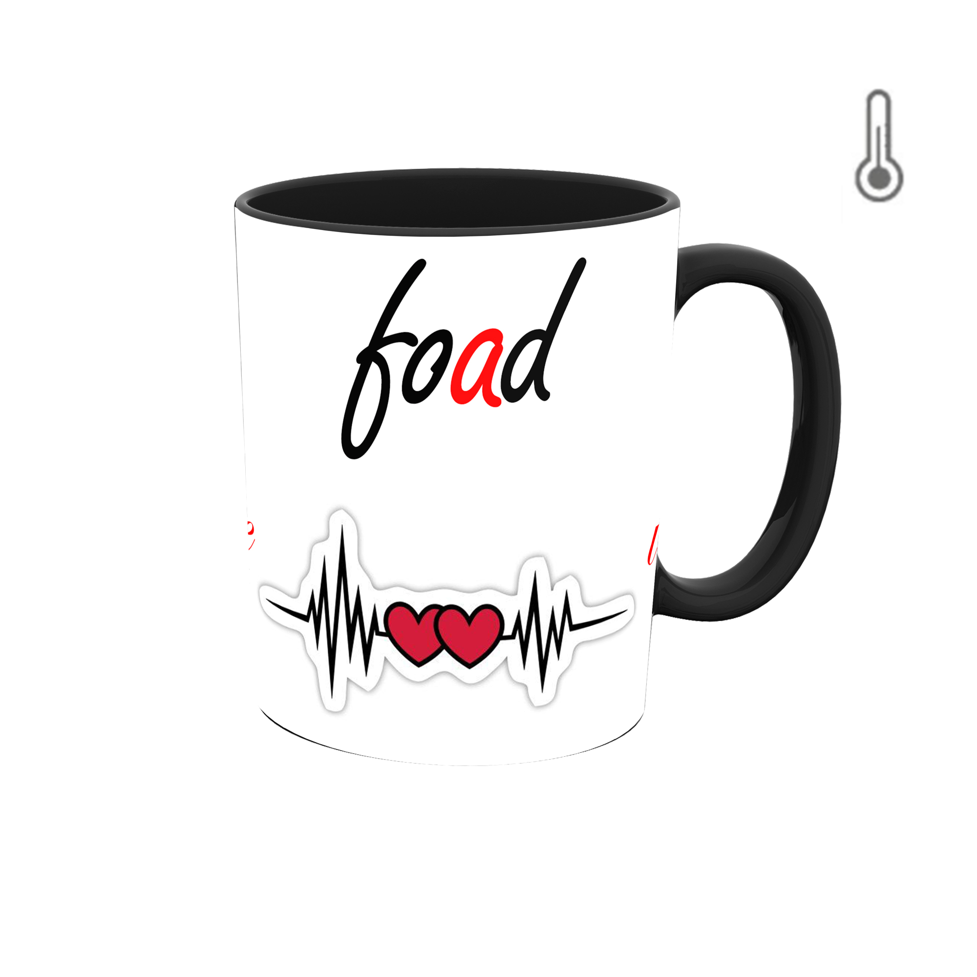 ماگ حرارتی طرح اسم فؤاد