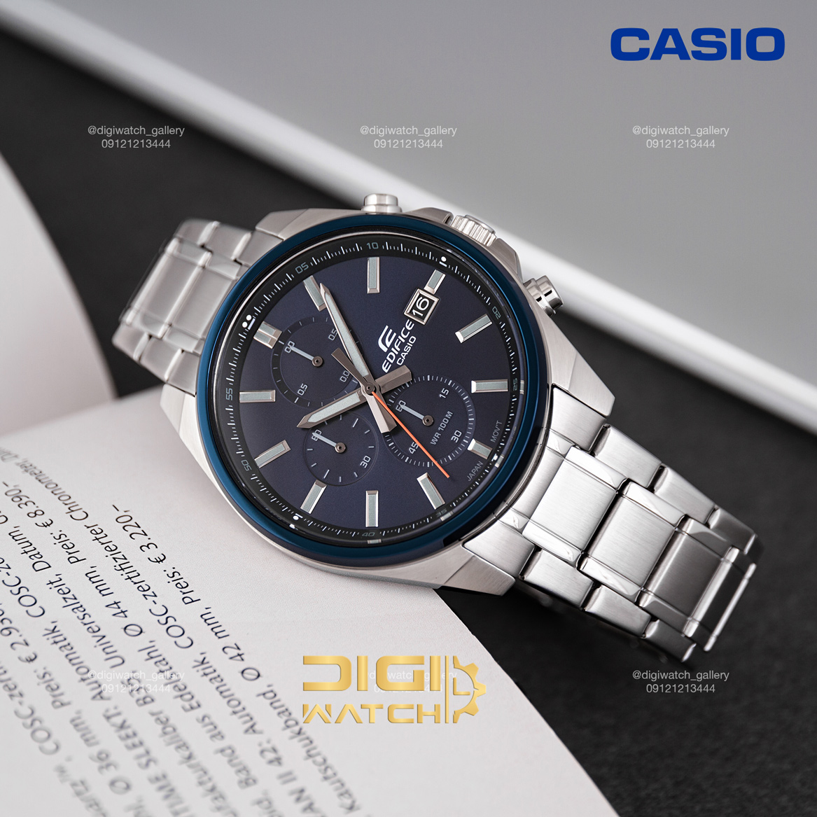 ساعت اورجینال مردانه کاسیو ادیفایس مدل Casio EFV-610DB-2A