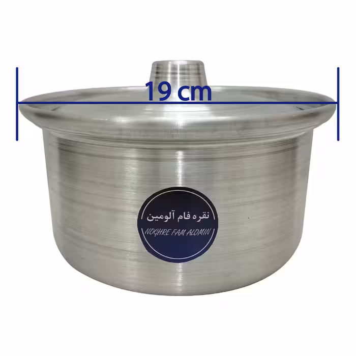 سرویس قابلمه 8 پارچه نقره فام آلومین مدل نوزادی کد LTK 4