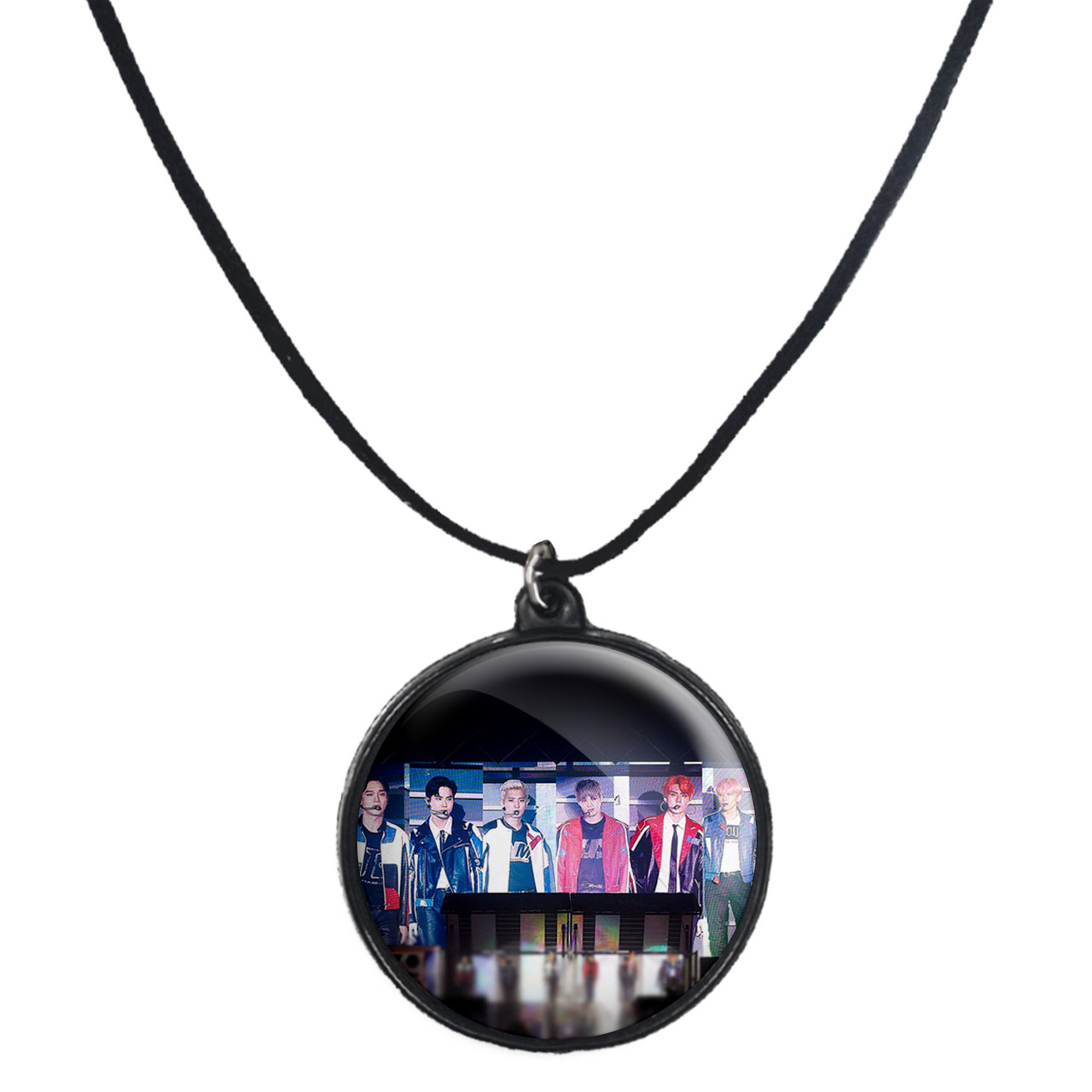 گردنبند پرمانه طرح exo کد pmb.13885 مدل دو طرفه