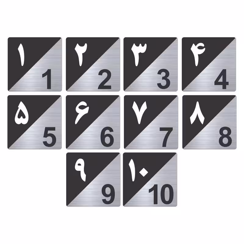 تابلو نشانگر طرح پلاک واحد مدل TR-59