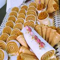 حلوا رولی و قیفی  خوش عطر و طعم 