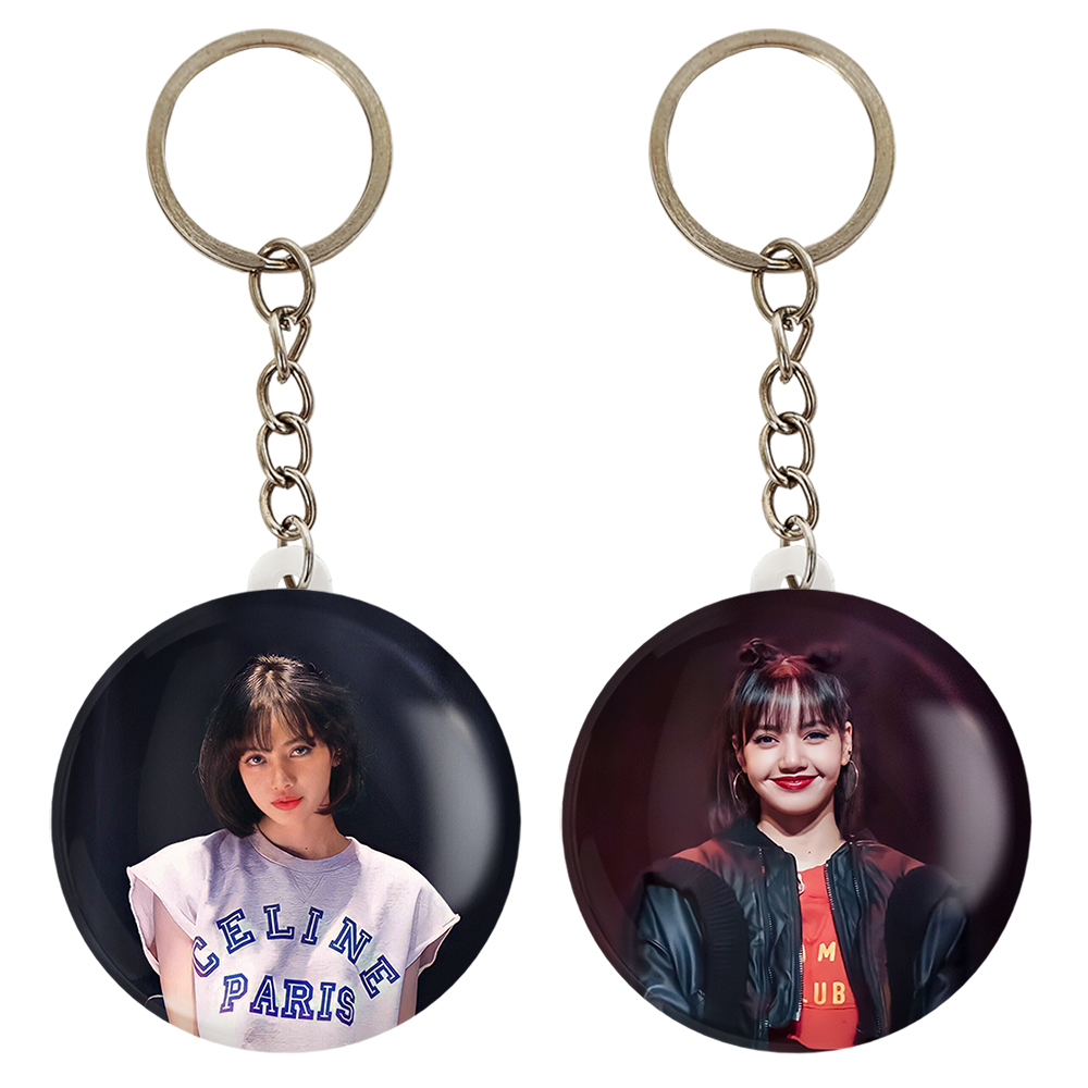 جاکلیدی خندالو مدل لیسا گروه بلک پینک کد 36443645 مجموعه 2 عددی