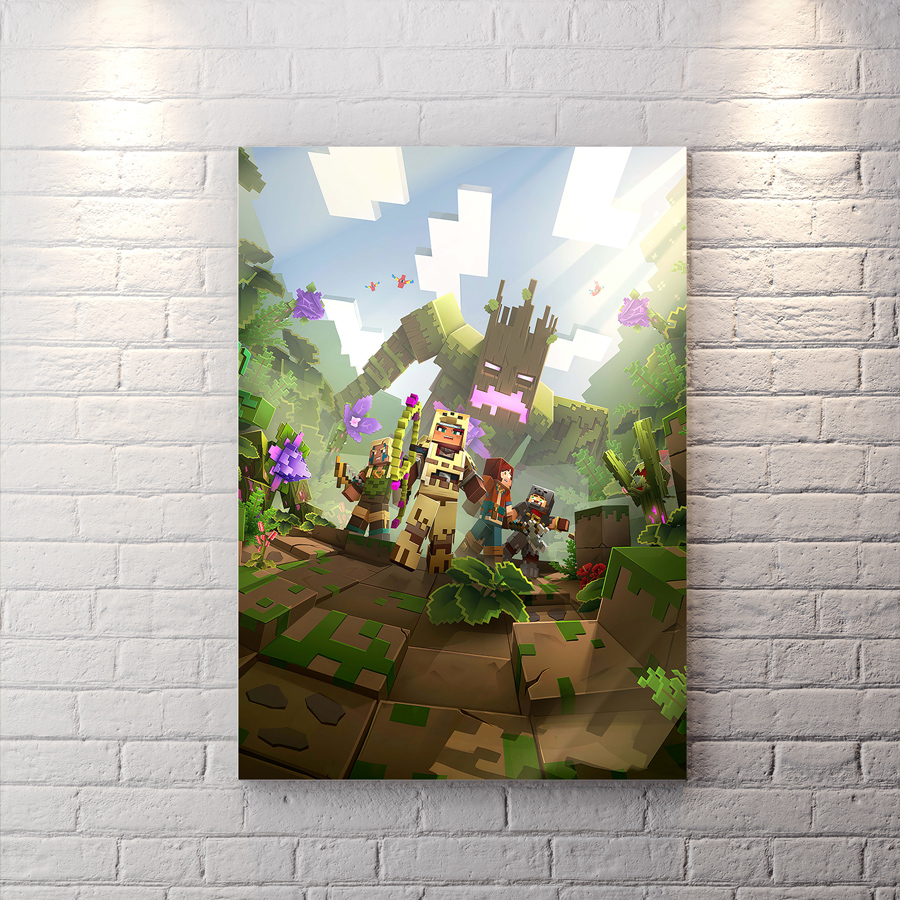 تابلو شاسی گیمینگ طرح ماینکرفت BAs-9559