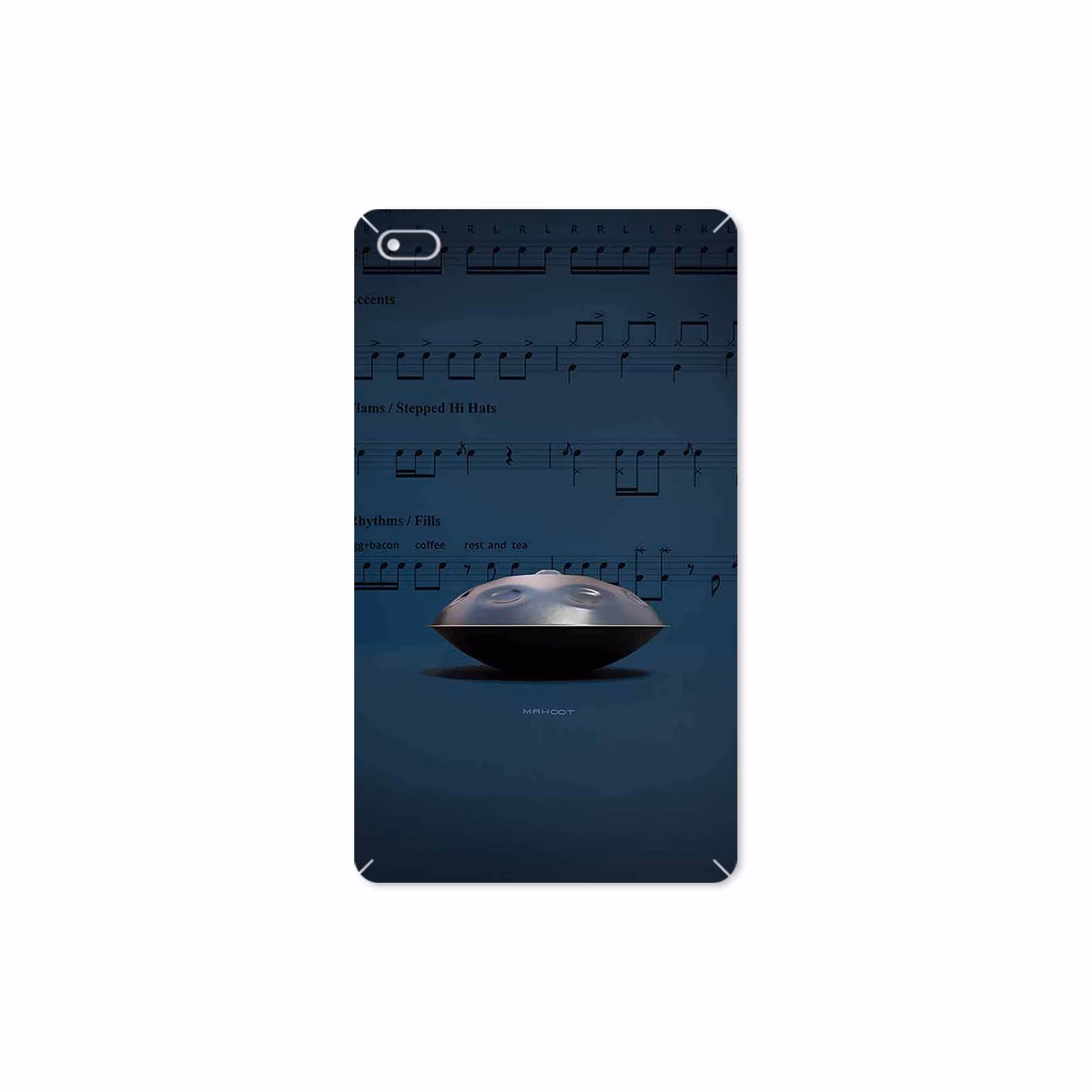 برچسب پوششی ماهوت مدل Hang Instrument مناسب برای تبلت لنوو E7