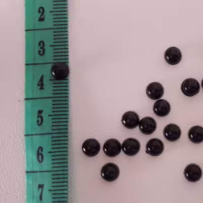 چشم عروسک طرح دایره ای کد PIN-5 بسته 100 عددی